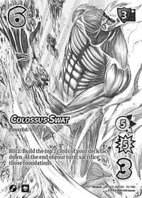 Colossus Swat (Alternate Art) - Attack On Titan: Origins of Power - UniVersus card