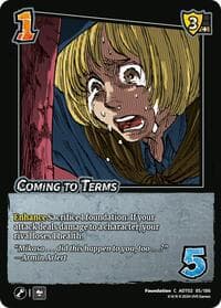 Coming to Terms - Attack On Titan: Origins of Power - UniVersus card