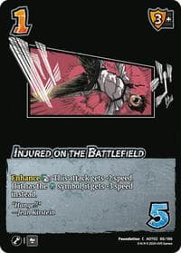 Injured on the Battlefield - Attack On Titan: Origins of Power - UniVersus card