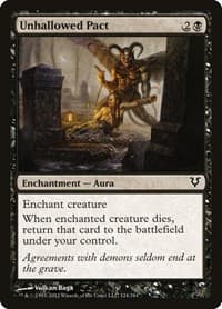 Unhallowed Pact - Avacyn Restored - Magic: The Gathering card