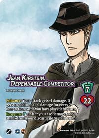 Jean Kirstein, Dependable Competitor (Alternate Art) - Attack On Titan: Origins of Power - UniVersus card