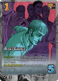 Risky Gamble - Attack On Titan: Origins of Power - UniVersus card