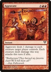 Aggravate - Avacyn Restored - Magic: The Gathering card