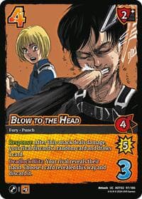 Blow to the Head - Attack On Titan: Origins of Power - UniVersus card