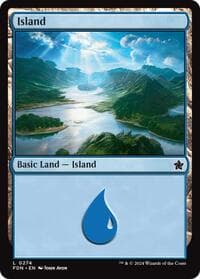 Island (0274) - Foundations - Magic: The Gathering card