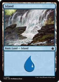 Island (0275) - Foundations - Magic: The Gathering card