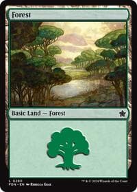 Forest (0280) - Foundations - Magic: The Gathering card