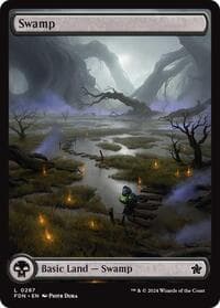 Swamp (0287) - Foundations - Magic: The Gathering card