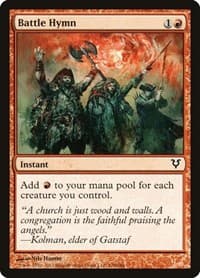 Battle Hymn - Avacyn Restored - Magic: The Gathering card
