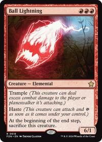Ball Lightning - Foundations - Magic: The Gathering card