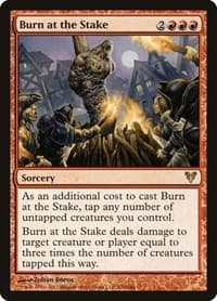 Burn at the Stake - Avacyn Restored - Magic: The Gathering card