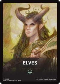 Elves Theme Card - Foundations - Magic: The Gathering card