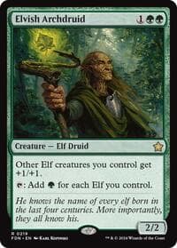 Elvish Archdruid - Foundations - Magic: The Gathering card