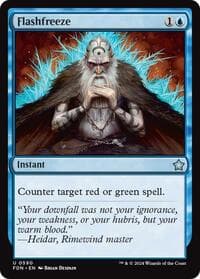 Flashfreeze - Foundations - Magic: The Gathering card