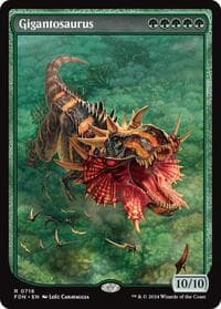 Gigantosaurus (Full Art) - Foundations - Magic: The Gathering card