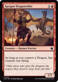 Kargan Dragonrider (0541) - Foundations - Magic: The Gathering card