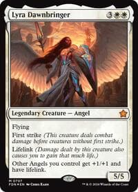 Lyra Dawnbringer (0707) - Foundations - Magic: The Gathering card