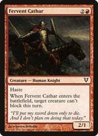 Fervent Cathar - Avacyn Restored - Magic: The Gathering card