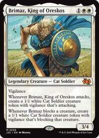 Brimaz, King of Oreskos (Anime) - Foundations Jumpstart - Magic: The Gathering card
