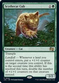 Scythecat Cub - Foundations Jumpstart - Magic: The Gathering card
