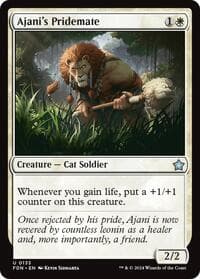 Ajani's Pridemate - Foundations - Magic: The Gathering card