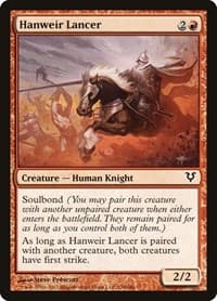 Hanweir Lancer - Avacyn Restored - Magic: The Gathering card