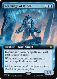 Archmage of Runes (Extended Art) - Foundations - Magic: The Gathering card
