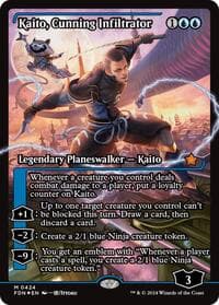 Kaito, Cunning Infiltrator (Showcase) - Foundations - Magic: The Gathering card
