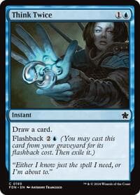 Think Twice - Foundations - Magic: The Gathering card