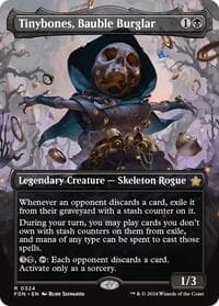 Tinybones, Bauble Burglar (Borderless) - Foundations - Magic: The Gathering card