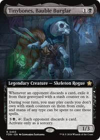 Tinybones, Bauble Burglar (Extended Art) - Foundations - Magic: The Gathering card