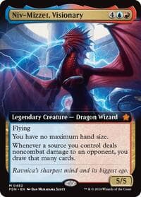 Niv-Mizzet, Visionary (Extended Art) - Foundations - Magic: The Gathering card
