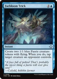 Faebloom Trick - Foundations - Magic: The Gathering card