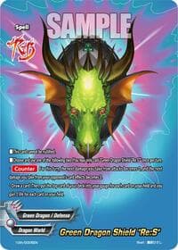 Green Dragon Shield "Re:S" - Future Card Buddyfight 10th Anniversary Card Set - Future Card BuddyFight card