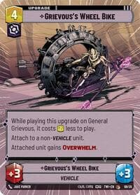 Grievous's Wheel Bike (Hyperspace) - Twilight of the Republic: Weekly Play Promos - Star Wars: Unlimited card