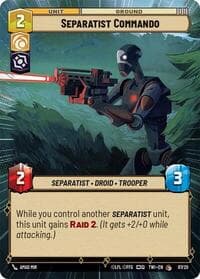 Separatist Commando (Hyperspace) - Twilight of the Republic: Weekly Play Promos - Star Wars: Unlimited card