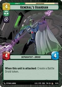 General's Guardian (Hyperspace) - Twilight of the Republic: Weekly Play Promos - Star Wars: Unlimited card