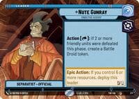 Nute Gunray - Vindictive Viceroy (Hyperspace) - Twilight of the Republic - Star Wars: Unlimited card