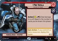 Pre Vizsla - Pursuing the Throne (Hyperspace) - Twilight of the Republic - Star Wars: Unlimited card