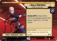 Asajj Ventress - Unparalleled Adversary (Hyperspace) - Twilight of the Republic - Star Wars: Unlimited card