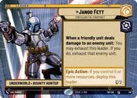 Jango Fett - Concealing the Conspiracy (Hyperspace) - Twilight of the Republic - Star Wars: Unlimited card