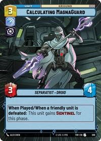 Calculating MagnaGuard (Hyperspace) - Twilight of the Republic - Star Wars: Unlimited card