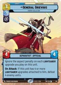 General Grievous - Trophy Collector (Hyperspace) - Twilight of the Republic - Star Wars: Unlimited card