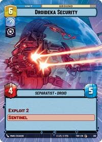 Droideka Security (Hyperspace) - Twilight of the Republic - Star Wars: Unlimited card
