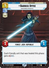 Barriss Offee - Unassuming Apprentice (Hyperspace) - Twilight of the Republic - Star Wars: Unlimited card