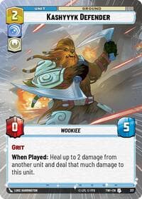 Kashyyyk Defender (Hyperspace) - Twilight of the Republic - Star Wars: Unlimited card