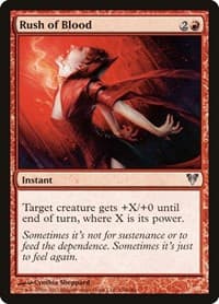 Rush of Blood - Avacyn Restored - Magic: The Gathering card