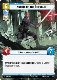 Knight of the Republic (Hyperspace) - Twilight of the Republic - Star Wars: Unlimited card