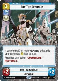 For The Republic (Hyperspace) - Twilight of the Republic - Star Wars: Unlimited card