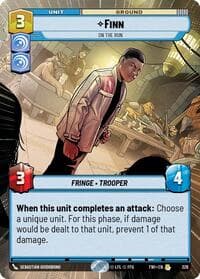 Finn - On the Run (Hyperspace) - Twilight of the Republic - Star Wars: Unlimited card